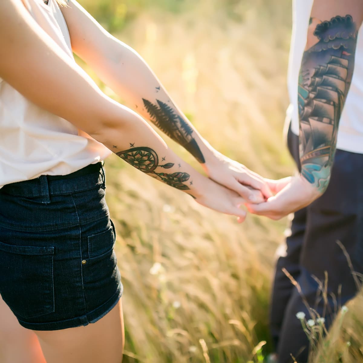 Person With Tattoo on Right Hand · Free Stock Photo